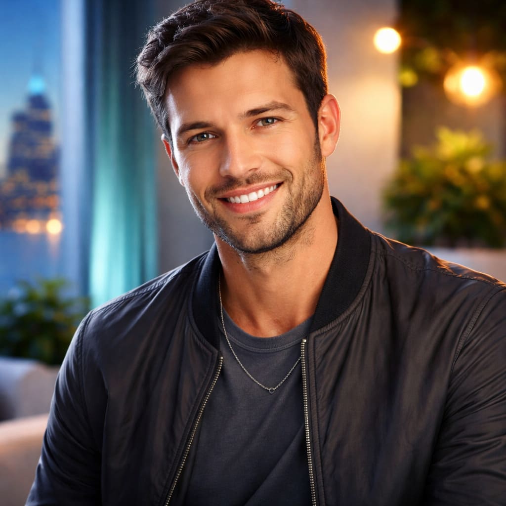 Portrait illustration of Daniel A.
